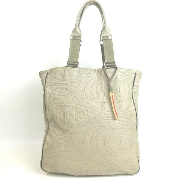 Prada Handbags - PRADA SPORTS Tote Bag Leather Nylon Paisley design